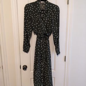 EUC - Green Seraphine maternity/nursing dress - Sz 10